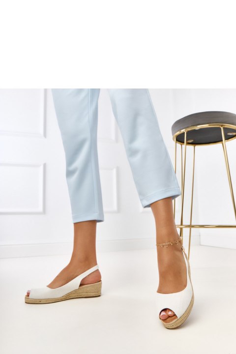 Sandały Model Nevarez E5579 White - PRIMO PRIMO Sandały Model Nevarez E5579 White - PRIMO PRIMO