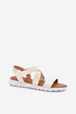 Sandały Model Norina 9697-PL Light Beige - Step in style Step in style