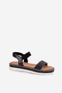 Sandały Model Velara 9695-PL Black - Step in style Step in style Sandały Model Velara 9695-PL Black - Step in style Step in style