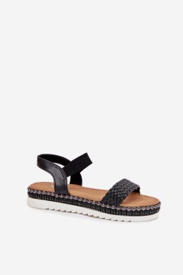 Sandały Model Velara 9695-PL Black - Step in style Step in style