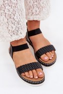 Sandały Model Velara 9695-PL Black - Step in style Step in style Sandały Model Velara 9695-PL Black - Step in style Step in style