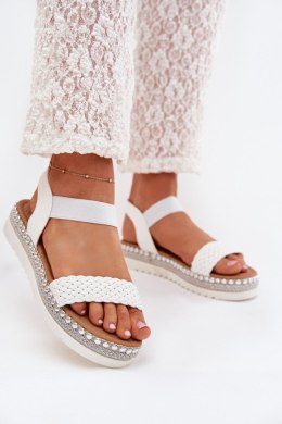 Sandały Model Velara 9695-PL White - Step in style Step in style