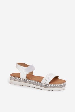 Sandały Model Velara 9695-PL White - Step in style Step in style