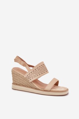 Sandały Model Zolira 7210 Beige - Step in style Step in style