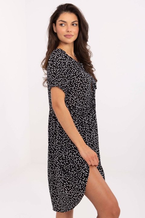 Sukienka Model D73771M30466A Black/White - Sublevel Sublevel Sukienka Model D73771M30466A Black/White - Sublevel Sublevel
