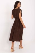 Sukienka Model MI-SK-A2576.86 Dark Brown - Italy Moda Italy Moda