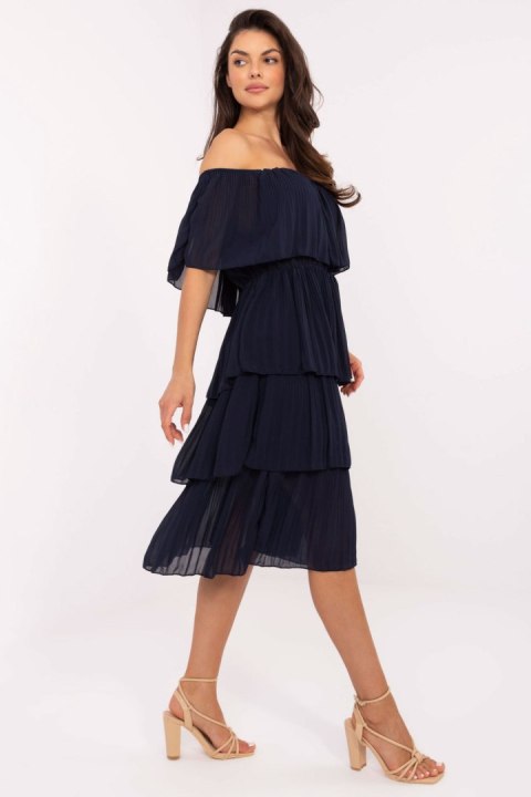 Sukienka Model TW-SK-BI-2120.69 Navy - Och Bella Och Bella Sukienka Model TW-SK-BI-2120.69 Navy - Och Bella Och Bella