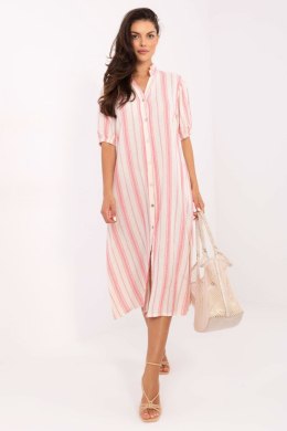 Sukienka Model TW-SK-BI-2451.84 White/Pink - Och Bella Och Bella
