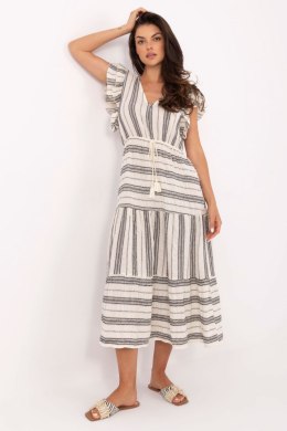 Sukienka Model TW-SK-BI-28760.97 White/Black - Och Bella Och Bella
