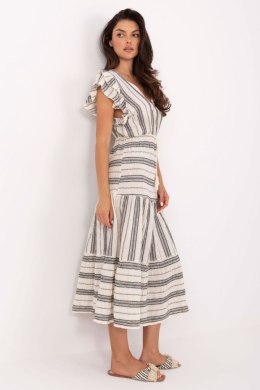 Sukienka Model TW-SK-BI-28760.97 White/Black - Och Bella Och Bella