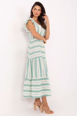 Sukienka Model TW-SK-BI-28760.97 White/Green - Och Bella Och Bella