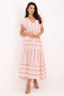 Sukienka Model TW-SK-BI-28760.97 White/Pink - Och Bella Och Bella