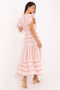 Sukienka Model TW-SK-BI-28760.97 White/Pink - Och Bella Och Bella