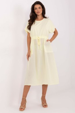 Sukienka Model TW-SK-BI-6-2041.89 Light Yellow - Och Bella Och Bella