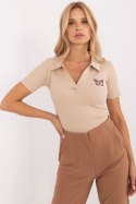 Bluzka Model FN-BZ-4712.33 Beige - Factory Price Factory Price Bluzka Model FN-BZ-4712.33 Beige - Factory Price Factory Price