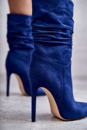 Botki Model Laguna C-252 Blue - Step in style Step in style