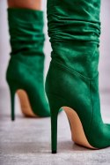 Botki Model Laguna C-252 Green - Step in style Step in style
