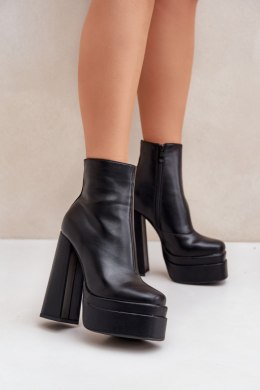Botki Model Selahra JA-26 Black - Step in style Step in style