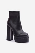 Botki Model Selahra JA-26 Black - Step in style Step in style Botki Model Selahra JA-26 Black - Step in style Step in style