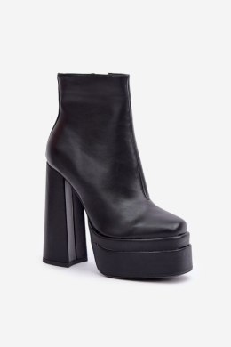 Botki Model Selahra JA-26 Black - Step in style Step in style