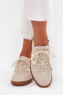 Buty Sportowe Model Ismina GD-XF-146 Beige - Step in style Step in style Buty Sportowe Model Ismina GD-XF-146 Beige - Step in style Step in style