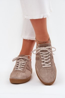 Buty Sportowe Model Zazoo N1068 Dark Beige - Step in style Step in style