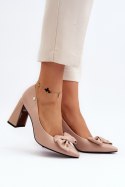 Czółenka Model Ariemessa 62104 Beige - Step in style Step in style Czółenka Model Ariemessa 62104 Beige - Step in style Step in style