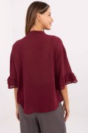 Koszula Damska Model MI-KS-92224.95 Bordo - Italy Moda Italy Moda