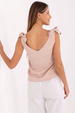 Koszulka Top Model WN-TP-1705.69 Beige - Rue Paris Rue Paris