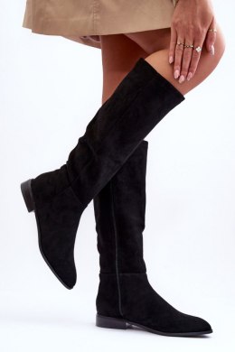 Kozaki Model Eelin MV318 Black Zamsz - Step in style Step in style