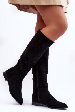 Kozaki Model Eelin MV318 Black Zamsz - Step in style Step in style