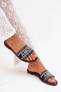 Sandał Klapki Model Avelina 5134 Black - Step in style Step in style