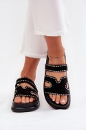 Sandał Klapki Model Delyna 27004 Black - Step in style Step in style