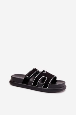 Sandał Klapki Model Delyna 27004 Black - Step in style Step in style
