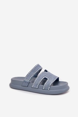 Sandał Klapki Model Delyna 27004 Blue - Step in style Step in style