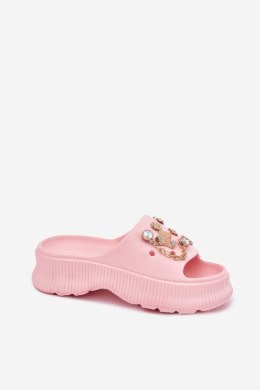 Sandał Klapki Model Hortiana M576 Pink - Step in style Step in style