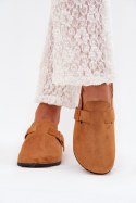 Sandał Klapki Model Klarae H5088 Camel - Step in style Step in style Sandał Klapki Model Klarae H5088 Camel - Step in style Step in style