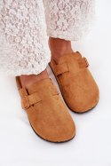 Sandał Klapki Model Klarae H5088 Camel - Step in style Step in style Sandał Klapki Model Klarae H5088 Camel - Step in style Step in style