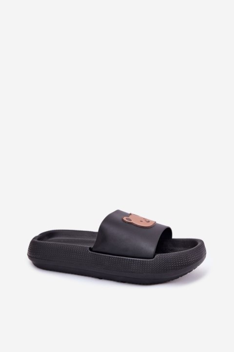 Sandał Klapki Model Lalon WS-10 Black - Step in style Step in style Sandał Klapki Model Lalon WS-10 Black - Step in style Step in style