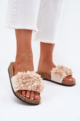 Sandał Klapki Model Seleneza 25SD21-5969 Beige - Step in style Step in style