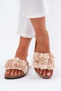 Sandał Klapki Model Seleneza 25SD21-5969 Beige - Step in style Step in style Sandał Klapki Model Seleneza 25SD21-5969 Beige - Step in style Step in style