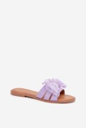 Sandał Klapki Model Tanira 2709-6 Violet - Step in style Step in style Sandał Klapki Model Tanira 2709-6 Violet - Step in style Step in style
