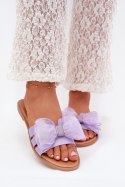 Sandał Klapki Model Tanira 2709-6 Violet - Step in style Step in style Sandał Klapki Model Tanira 2709-6 Violet - Step in style Step in style