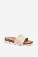 Sandał Klapki Model Vessira AM247 Beige - Step in style Step in style Sandał Klapki Model Vessira AM247 Beige - Step in style Step in style