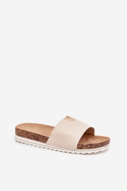 Sandał Klapki Model Vessira AM247 Beige - Step in style Step in style