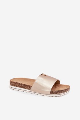 Sandał Klapki Model Vessira AM247 Gold - Step in style Step in style