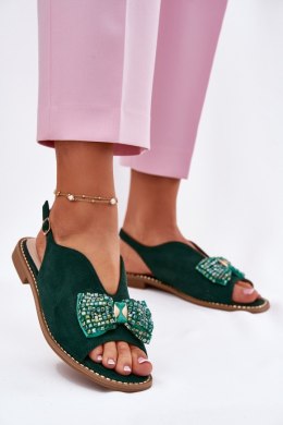 Sandały Model S.Barski KV51-014 Green - Step in style Step in style