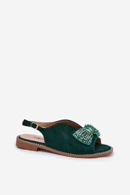 Sandały Model S.Barski KV51-014 Green - Step in style Step in style