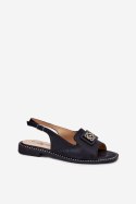 Sandały Model S.Barski KV51-082 Black - Step in style Step in style Sandały Model S.Barski KV51-082 Black - Step in style Step in style