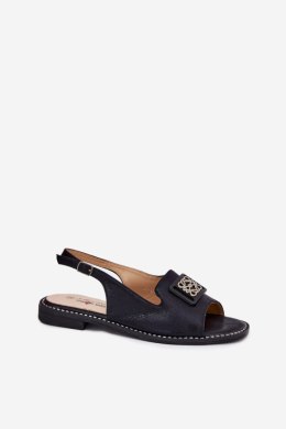 Sandały Model S.Barski KV51-082 Black - Step in style Step in style